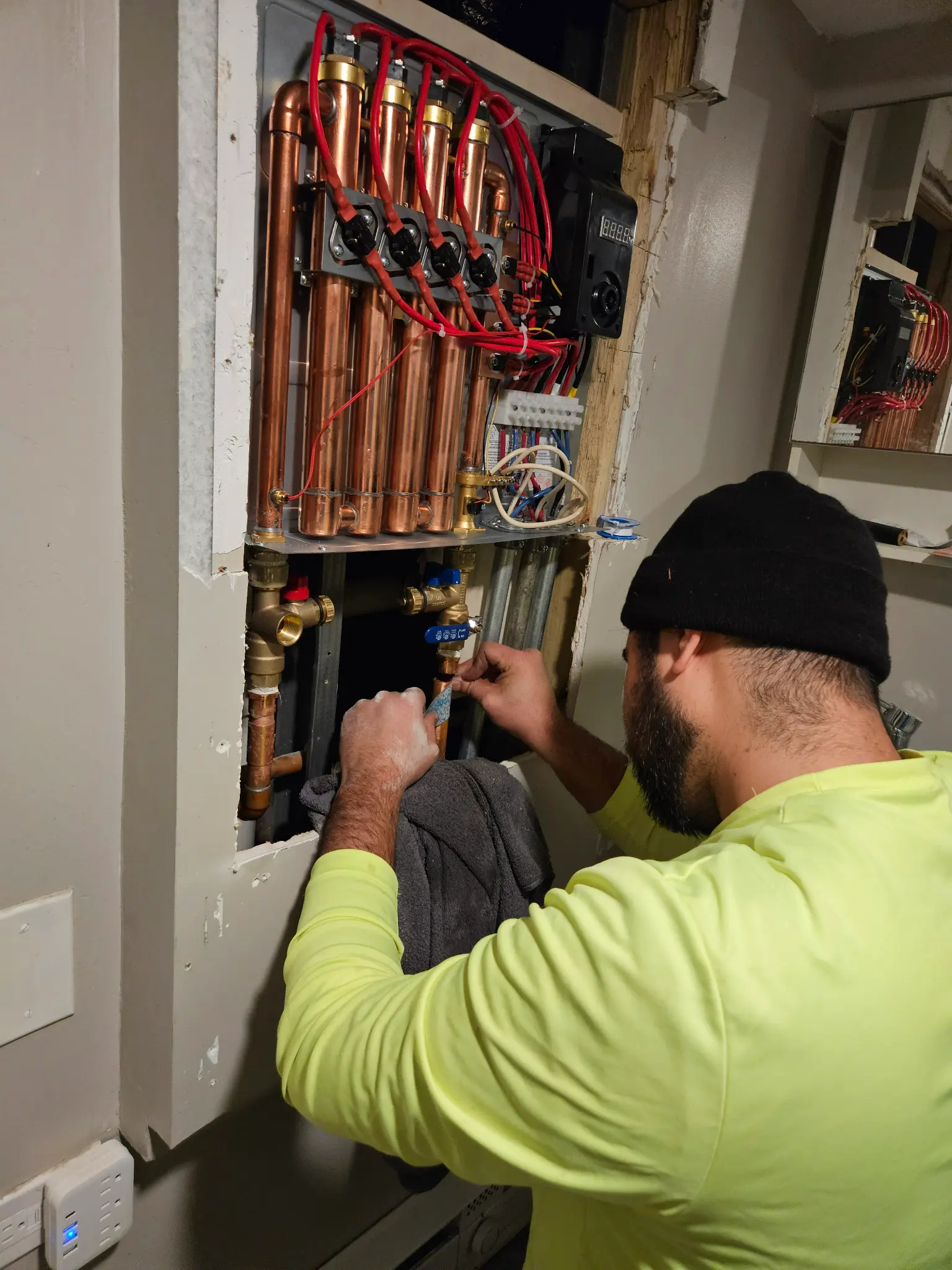 Tankless Water Heater Installation - In Progress